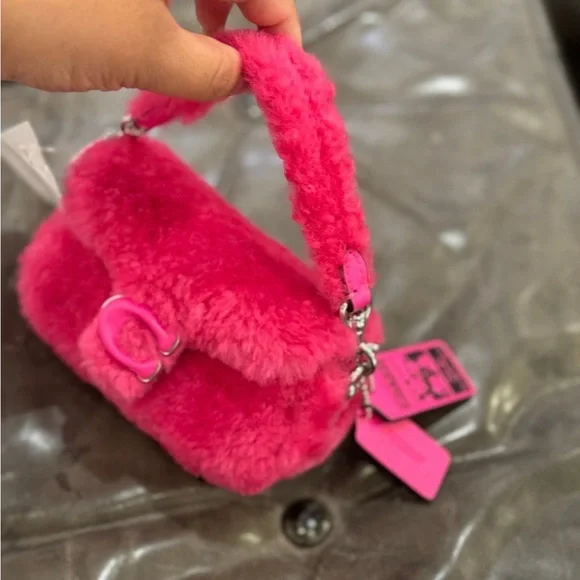 NWT Coach The Lil Nas X Drop Tabby Bag 12 In Shearling CP940 - Picture 8 of 12